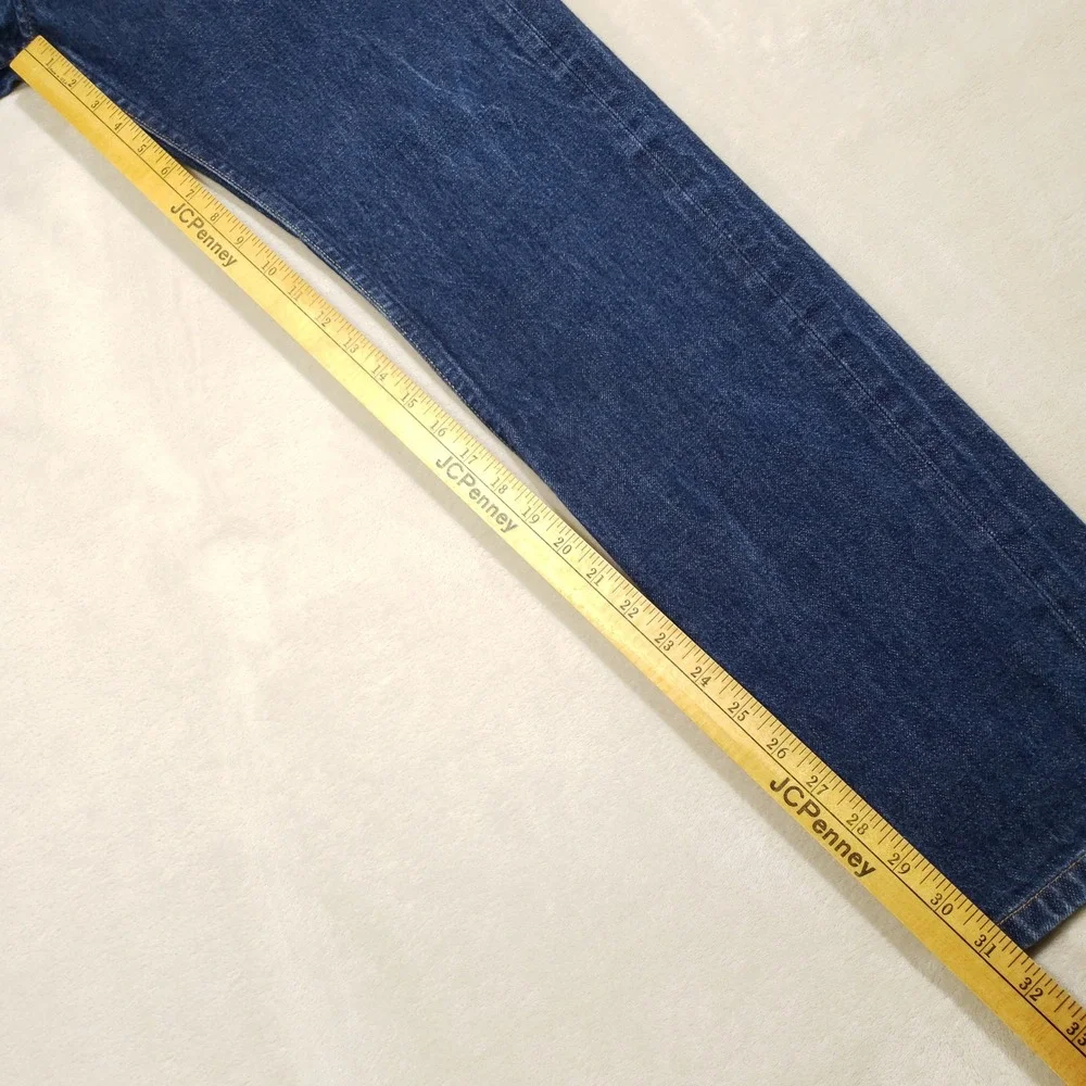A.P.C. Petit Standard Selvedge Raw Jeans Mens 32 Blue Slim Straight Droit Etroit